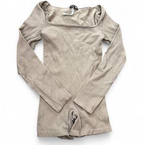 Brown Romper / Bodysuit